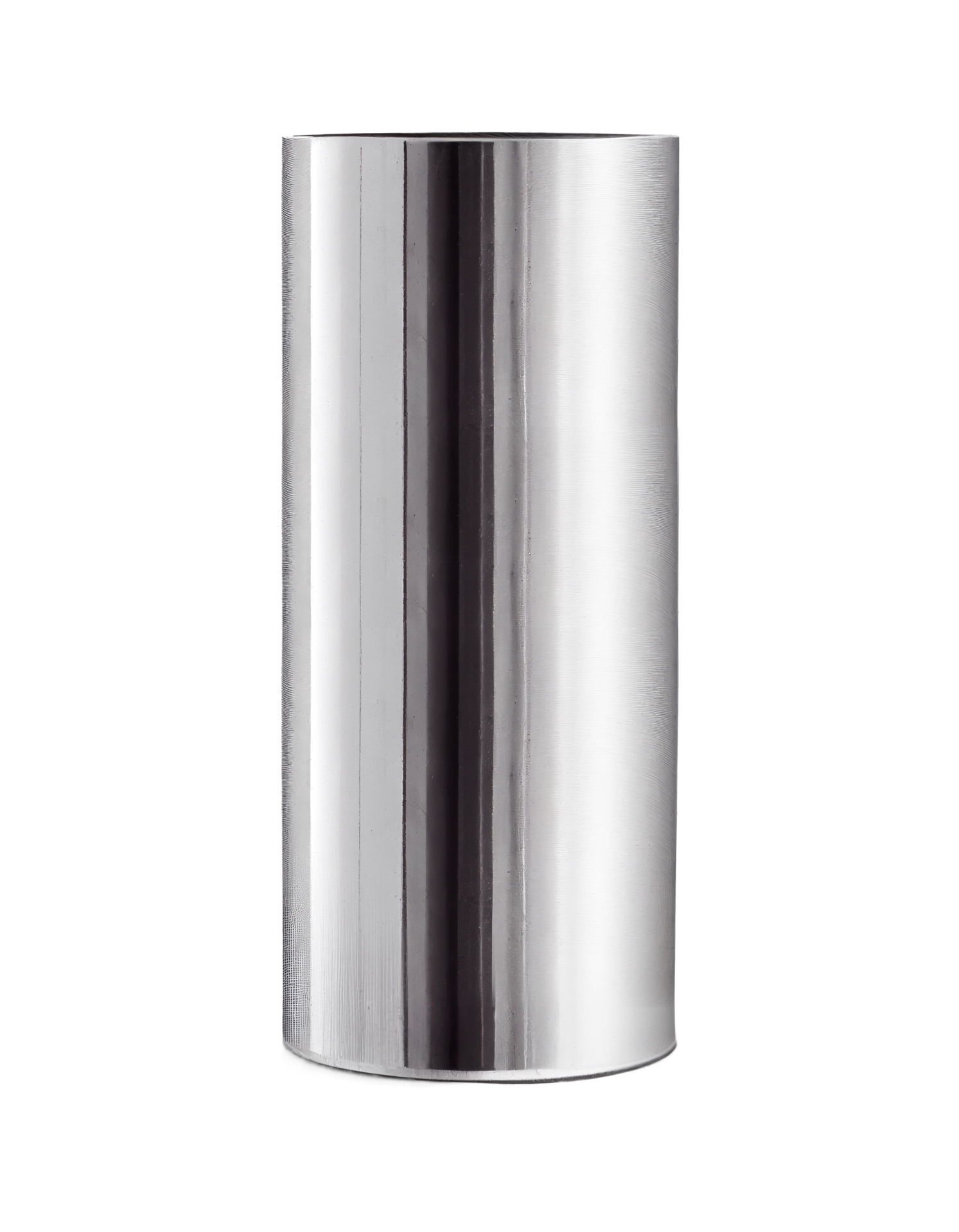 Metal pipe isolated on transparent background, created with generative