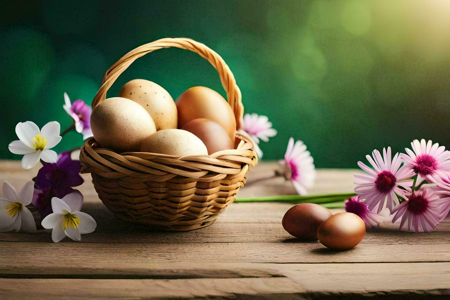 the best easter eggs for kids. AI-Generated photo