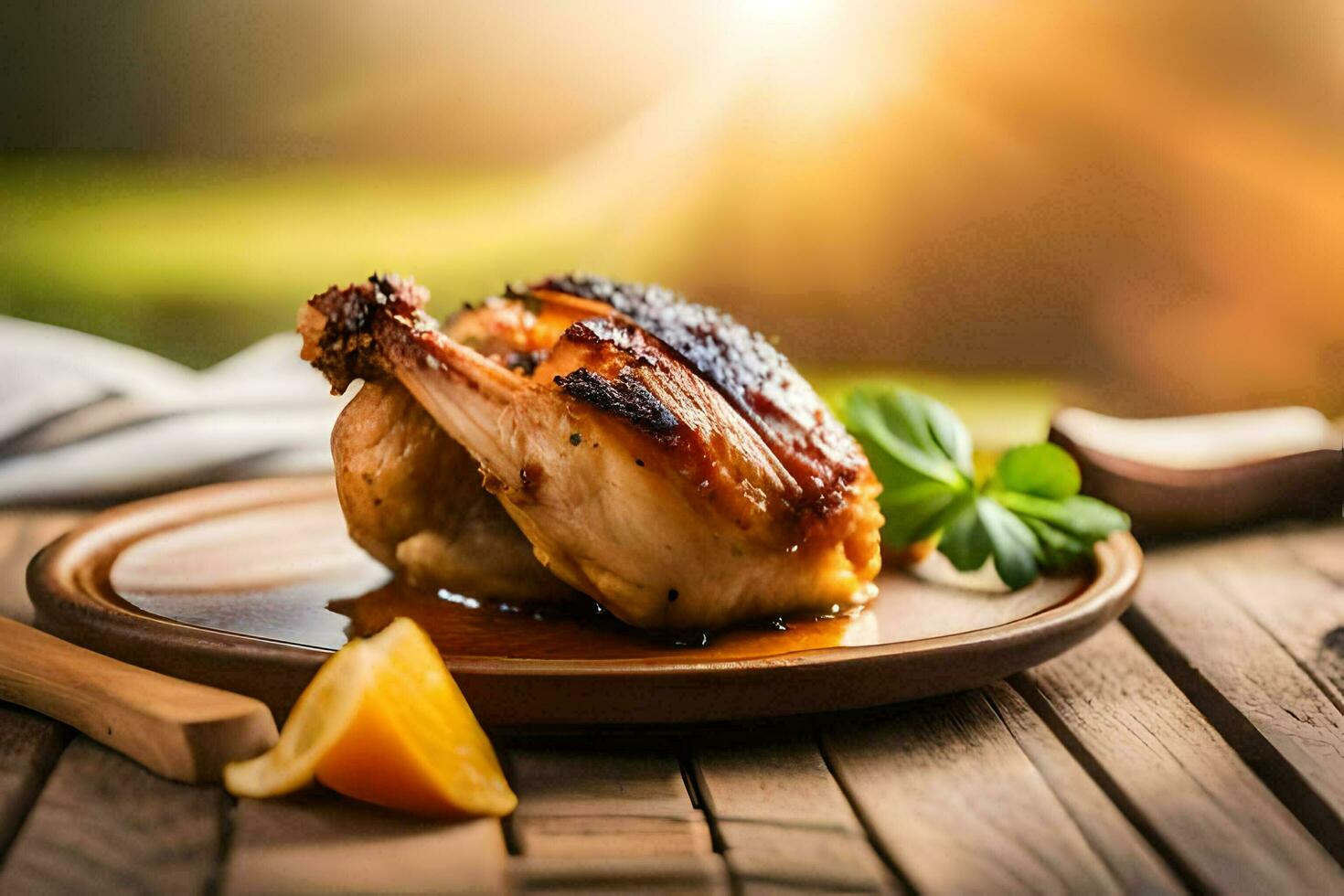 el mejor pollo recetas para el vacaciones. generado por ai foto