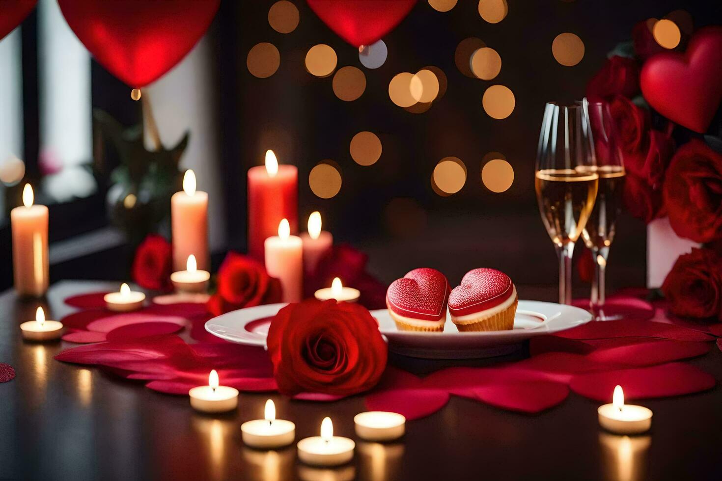 valentine's day is coming up and you're looking for a romantic date. AI-Generated photo