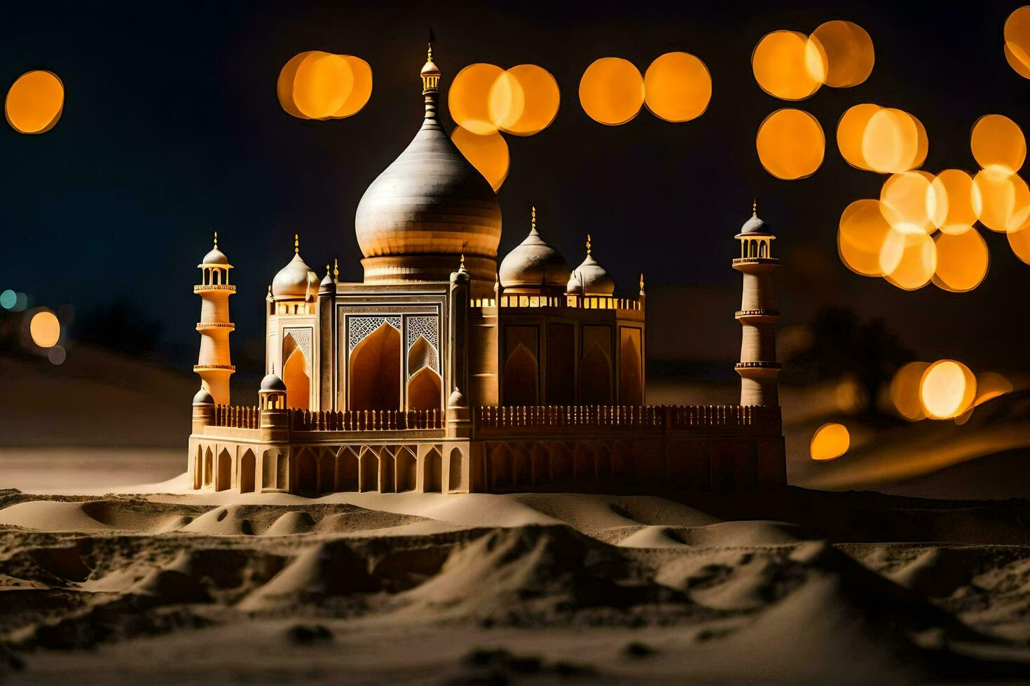 the taj mahal is a white marble mausoleum in the city of agra. AI-Generated photo