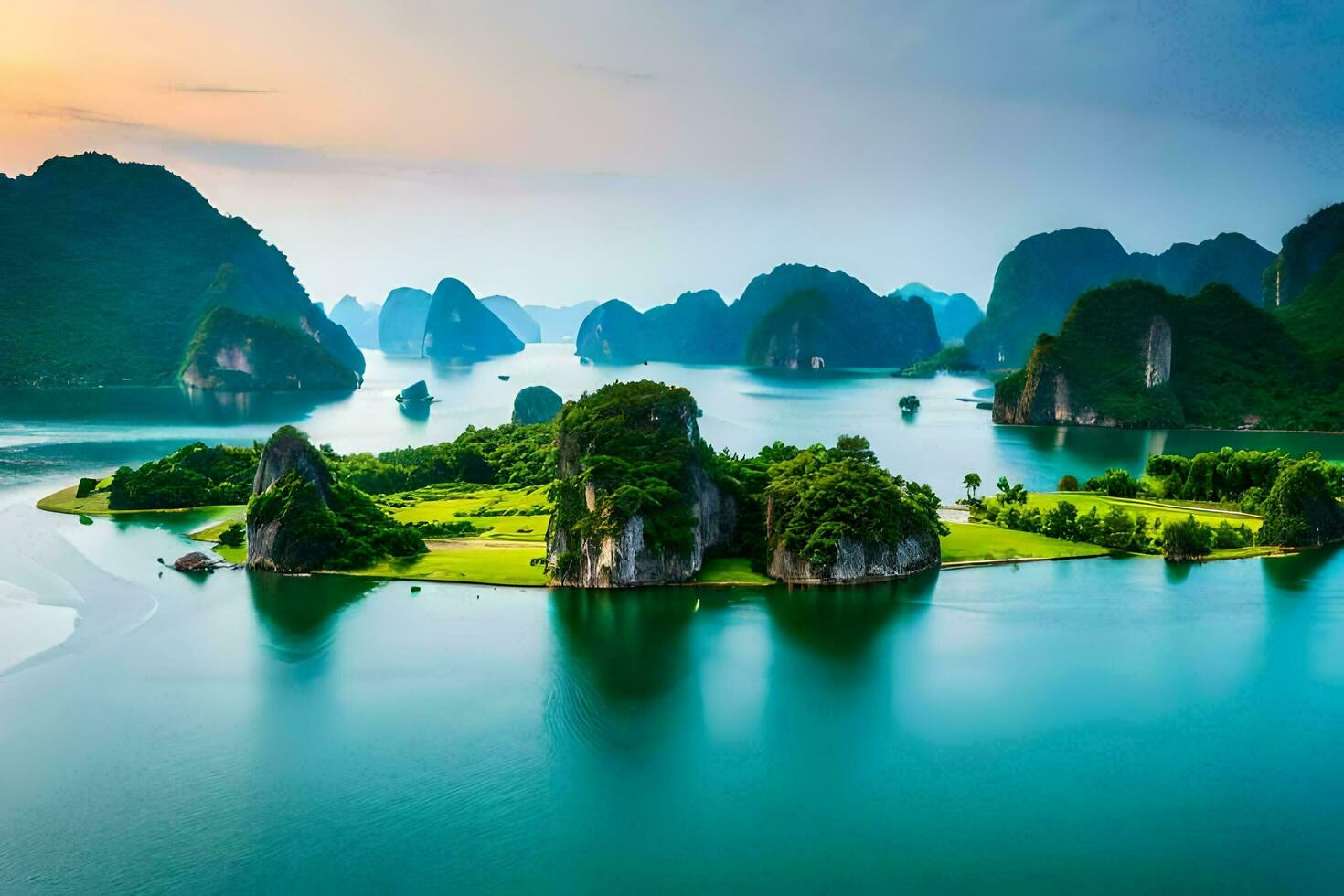 the beautiful vietnam islands. AI-Generated photo