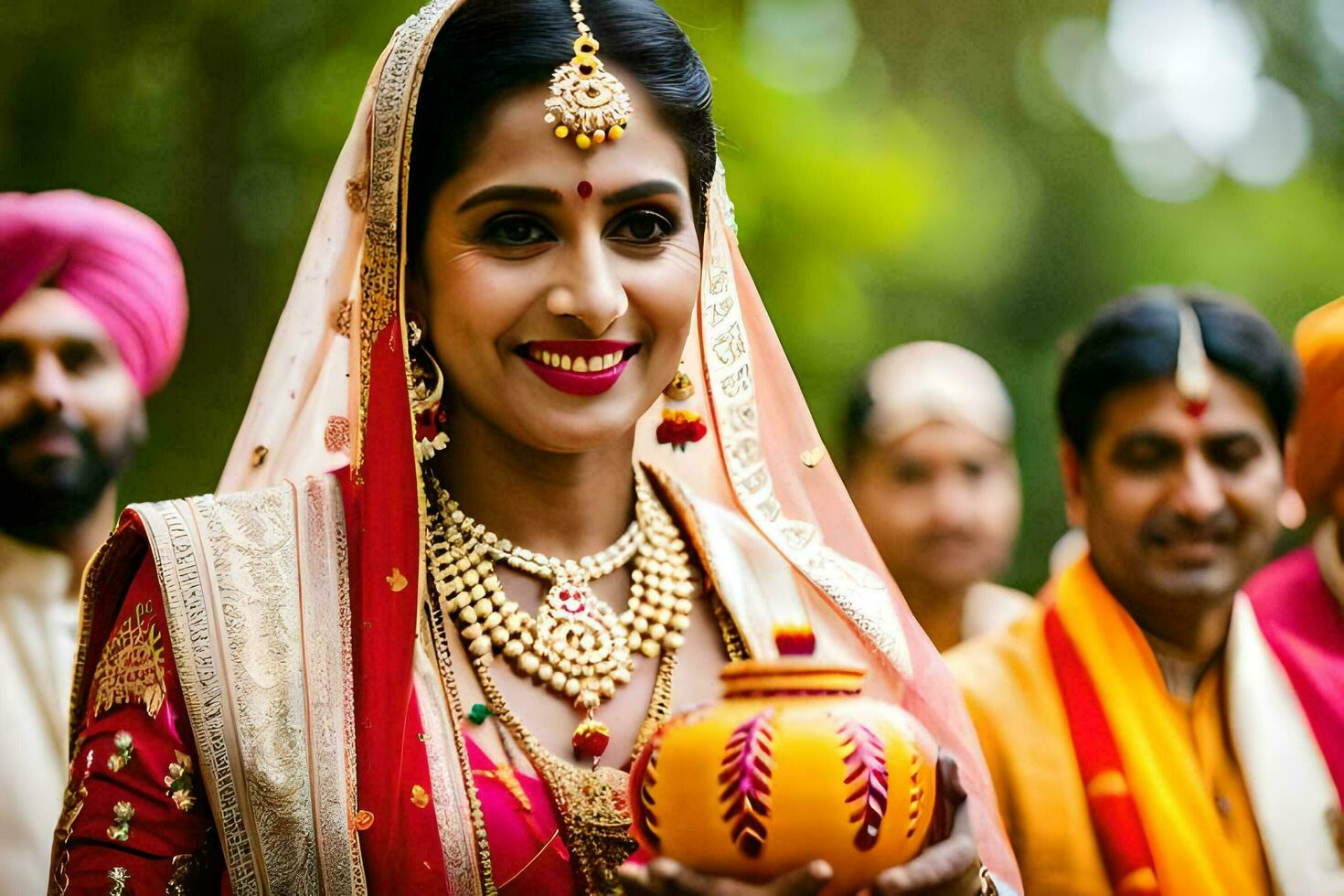 indian wedding photography in delhi. AI-Generated photo