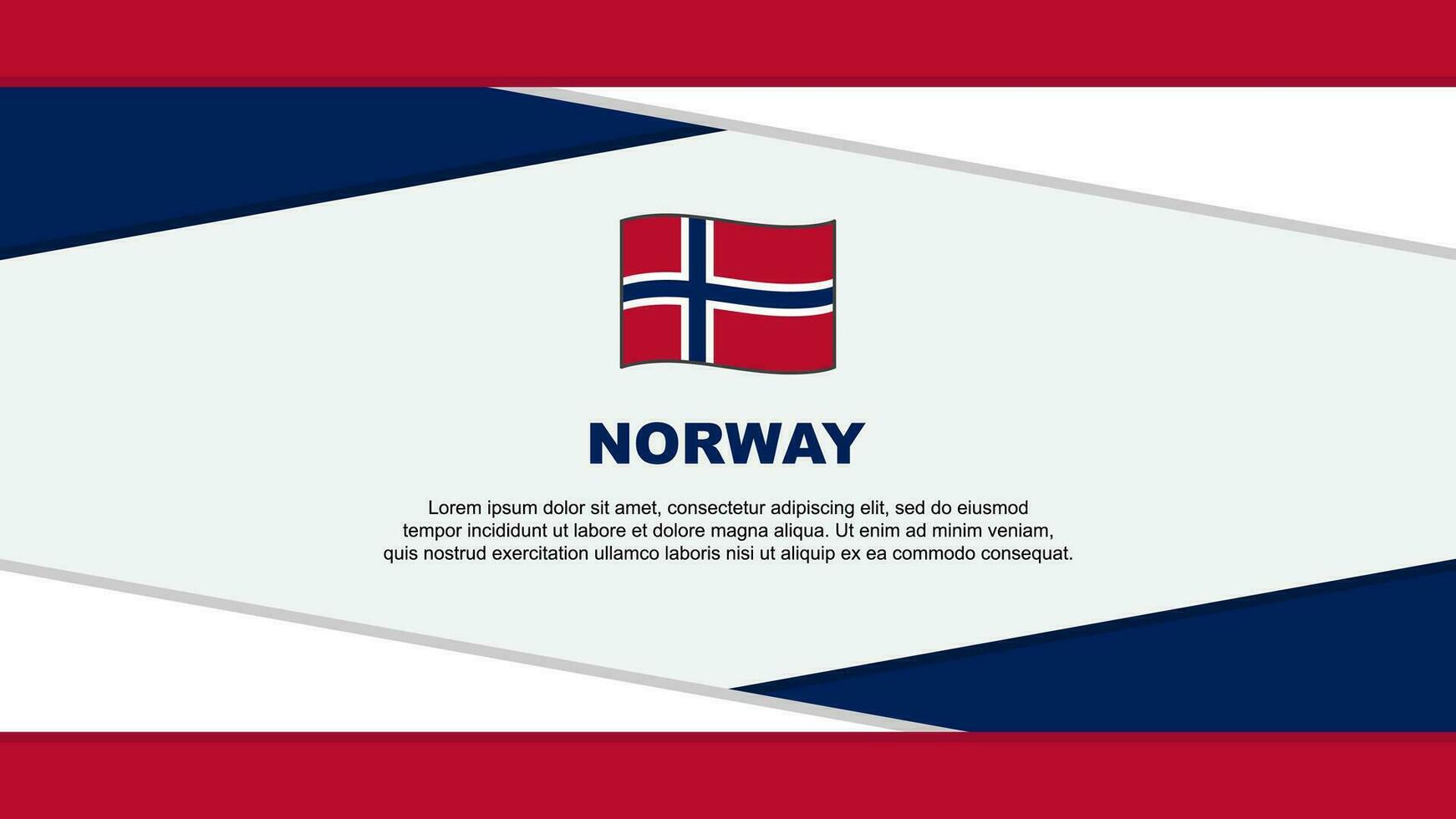 Noruega bandera resumen antecedentes diseño modelo. Noruega independencia día bandera dibujos animados vector ilustración. Noruega vector