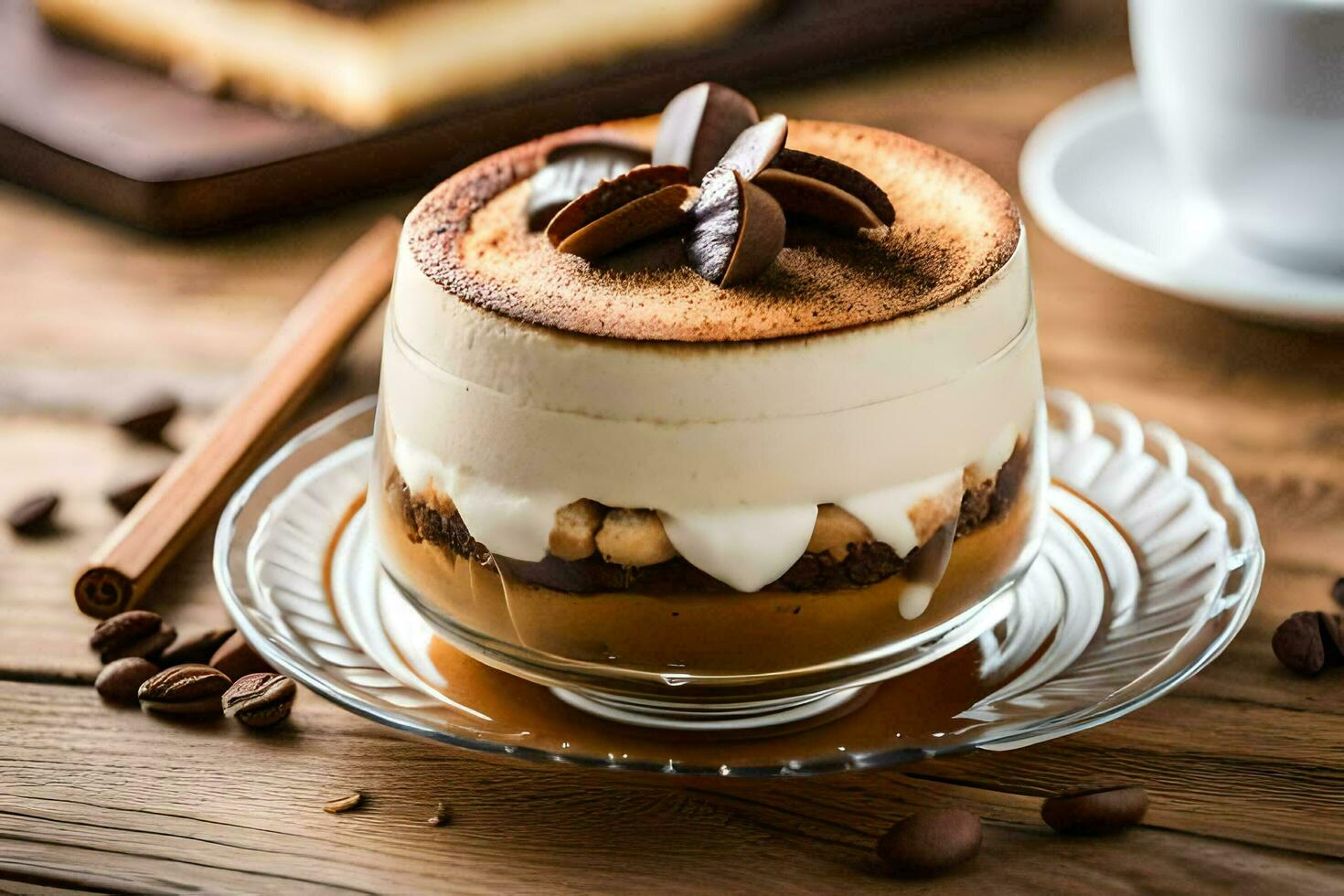 the best coffee desserts in the world. AI-Generated photo