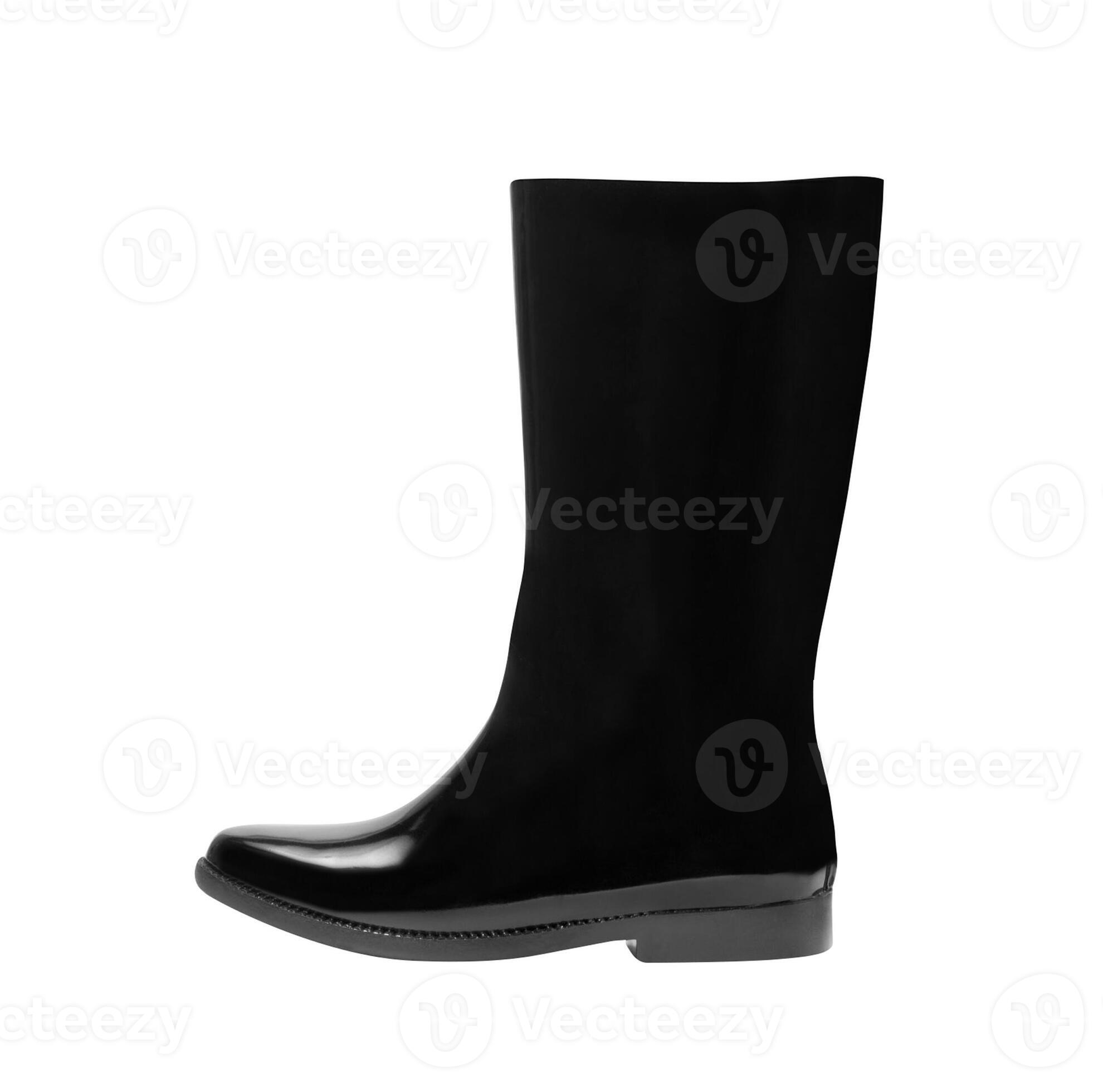 Black gum boots 30310267 Stock Photo at Vecteezy