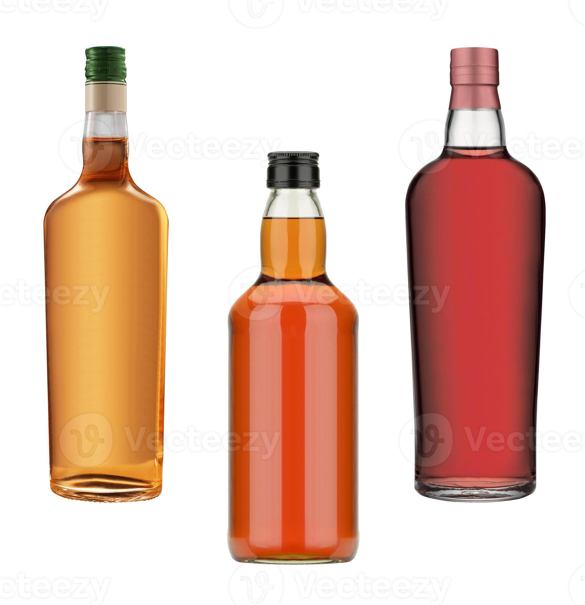 bottles of whisky, cognac and wine 30311723 Stock Photo at Vecteezy