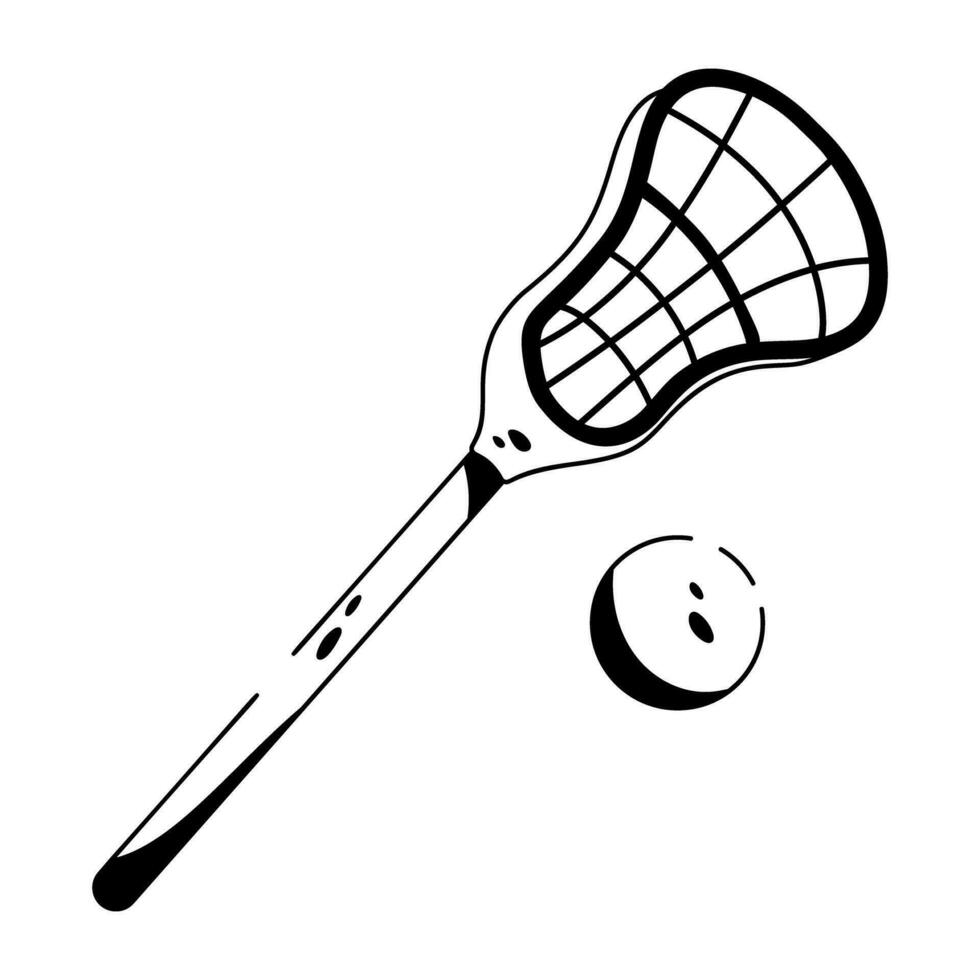 Trendy Lacrosse Sport vector