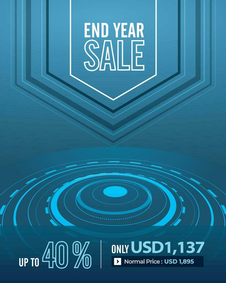Promotion electronic product flyer and leaflet template design for business. vector
