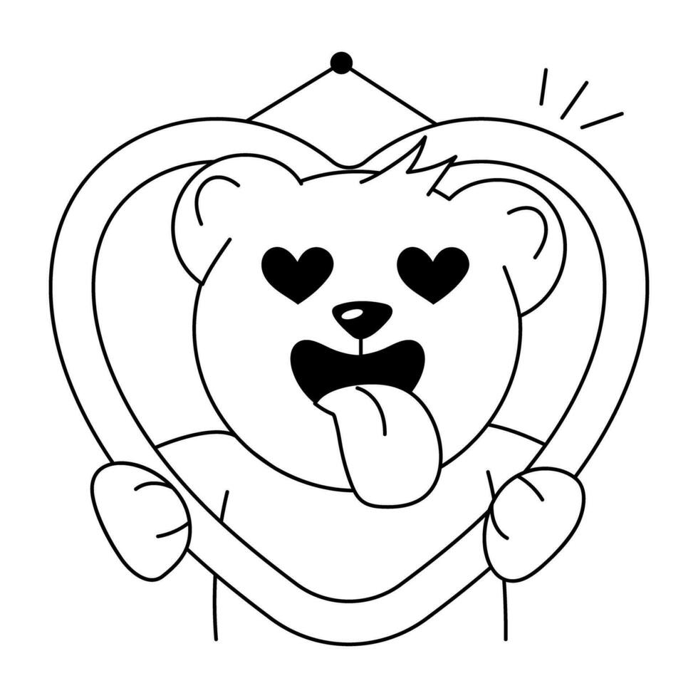 Trendy Crush Eyes vector