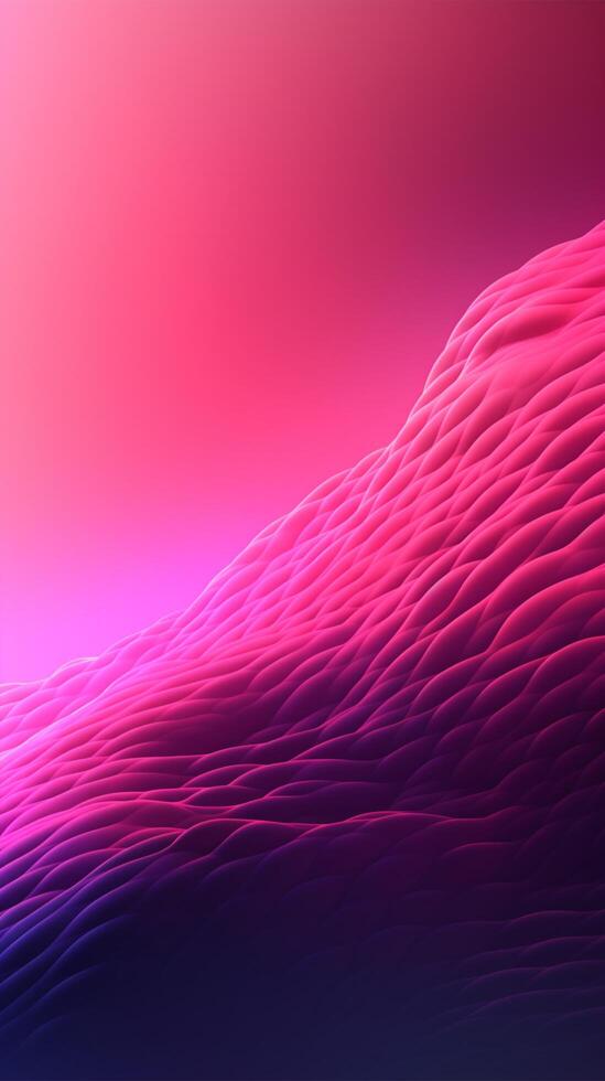 Pink Haze Modern Tech Gradient Background Vertical Mobile Wallpaper AI Generated photo