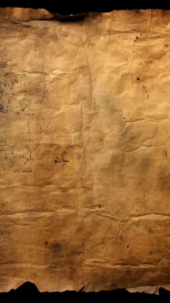 Aged parchment texture featuring dark, tattered edges Vertical Mobile