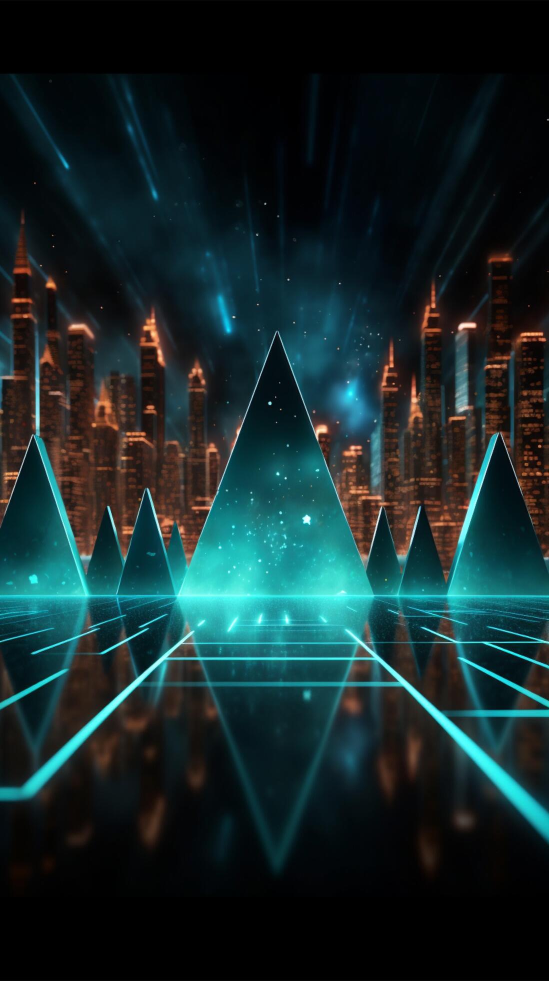 Dynamic backdrop featuring a digital transformation arrow chart and futuristic technology 