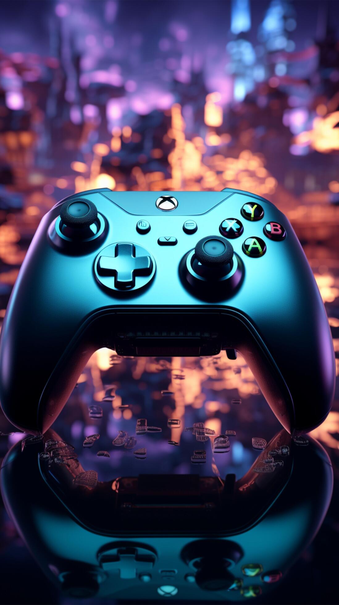 Console, control, controller, games, gaming world, HD phone wallpaper