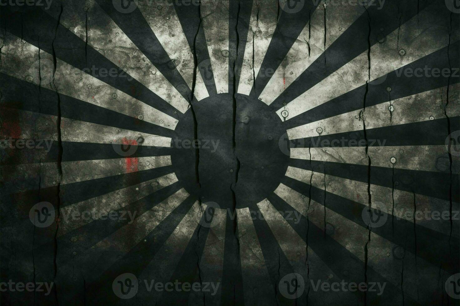 japanese flag on grunge background photo