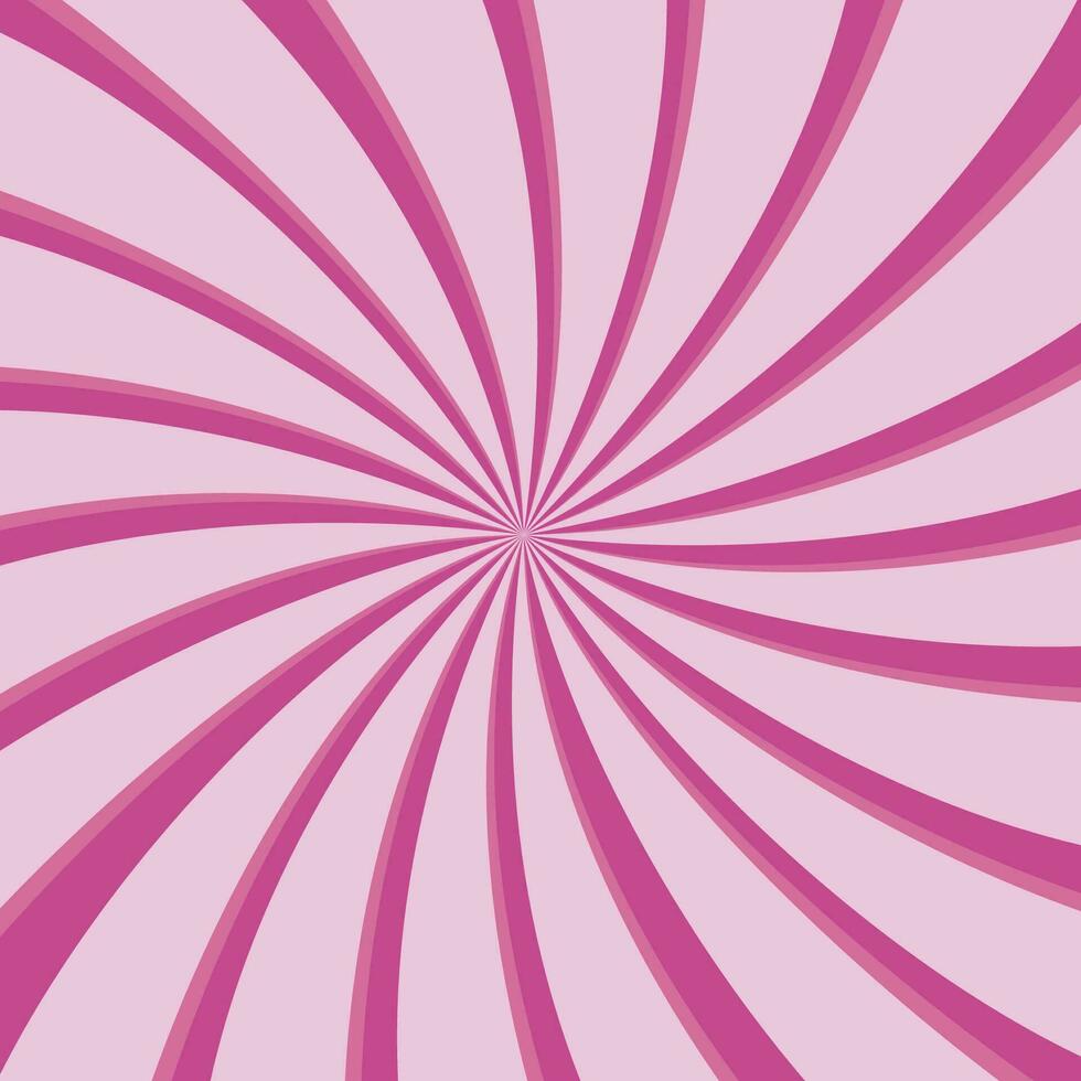 Bright pink sun rays background.Rays background in retro style. Vector. Vector illustration. Vector