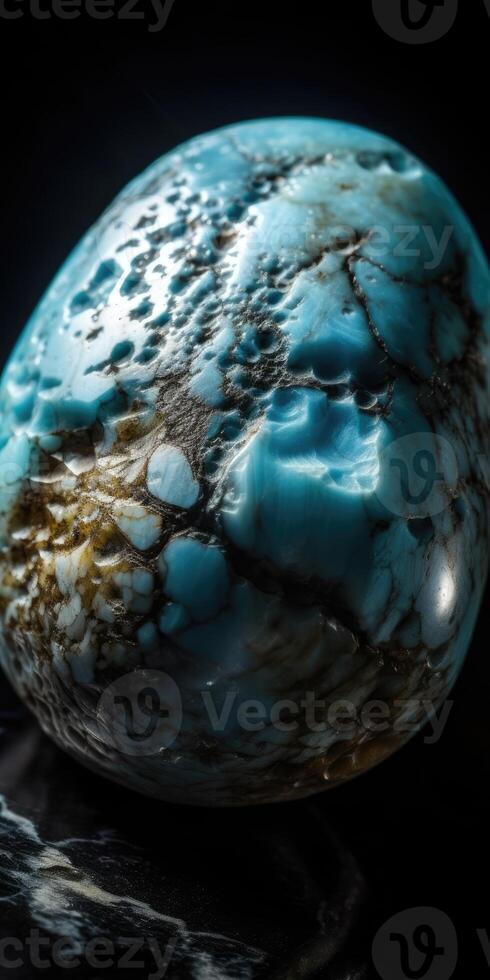Closeup photo of the mineral turquoise, macro.