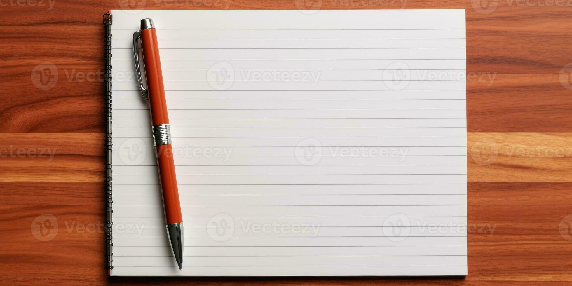 pen in hand. The man writes the text. Place for text. Generative AI photo