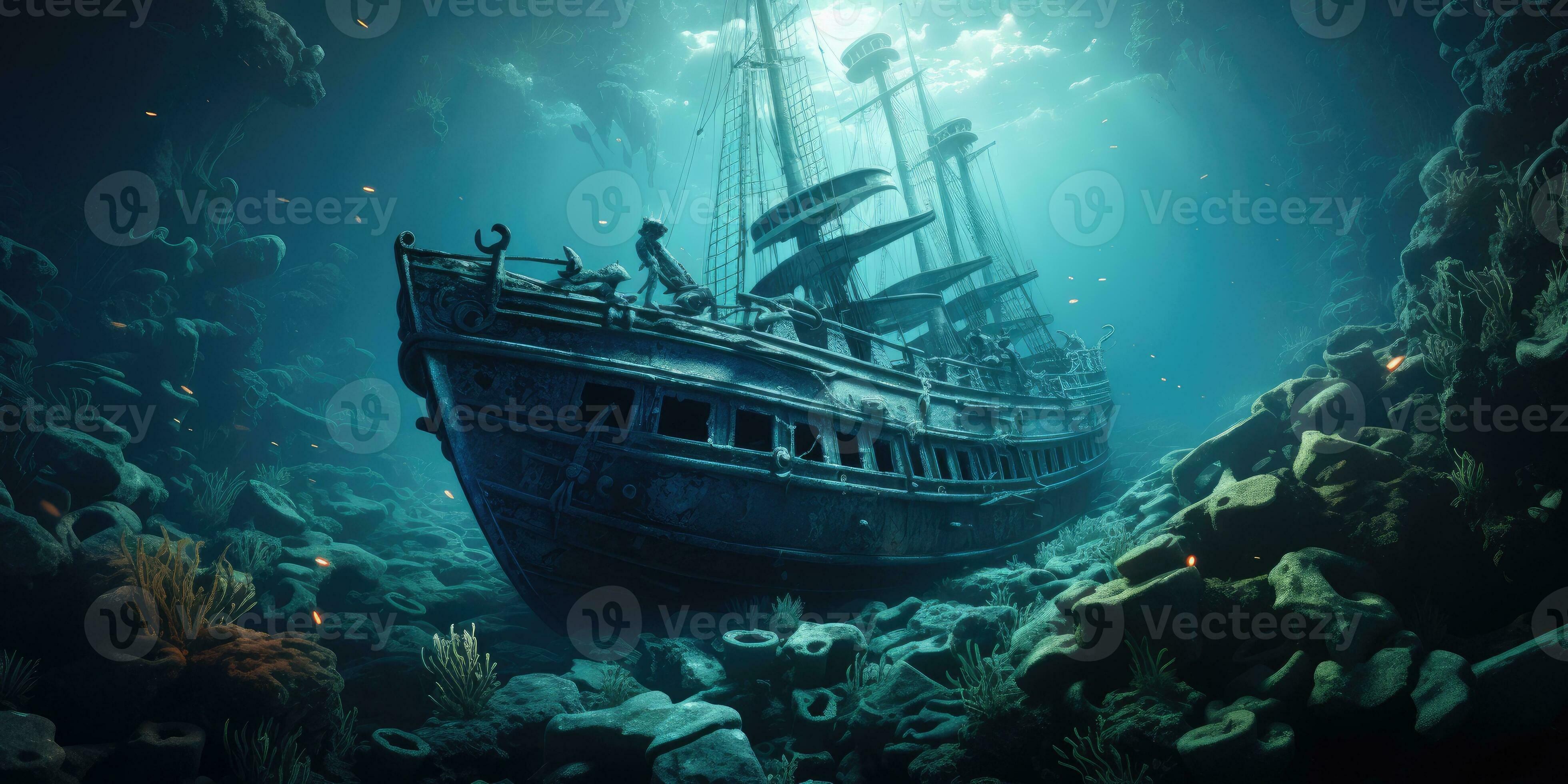 Goldfish In The Dark: A Mysterious Underwater World - fdok7mq