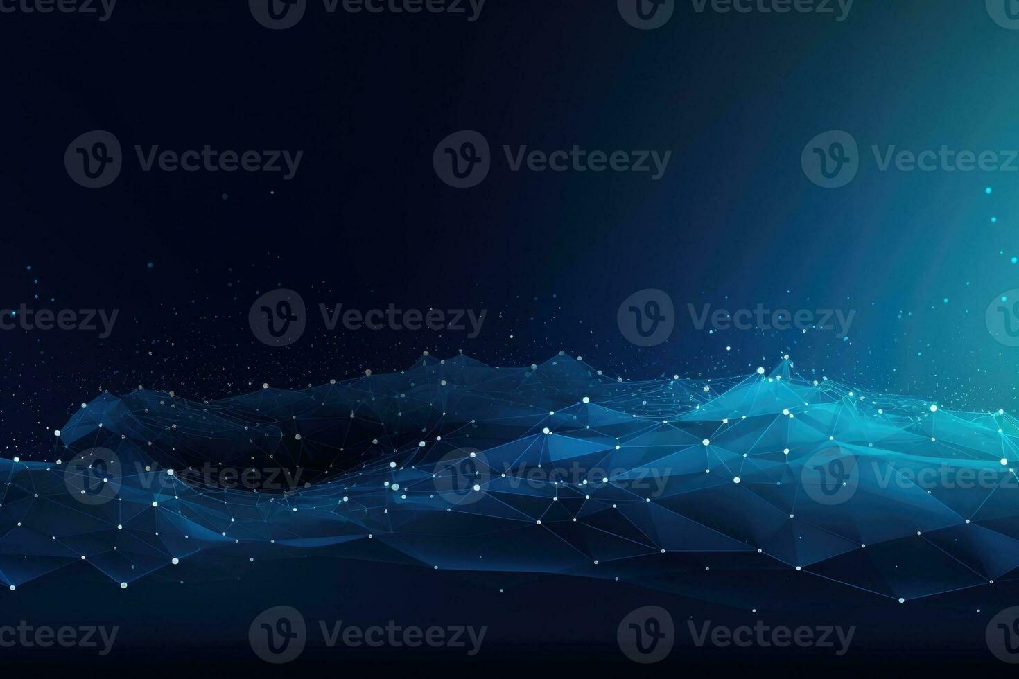 a dark blue background with stars and lines, Generative AI photo