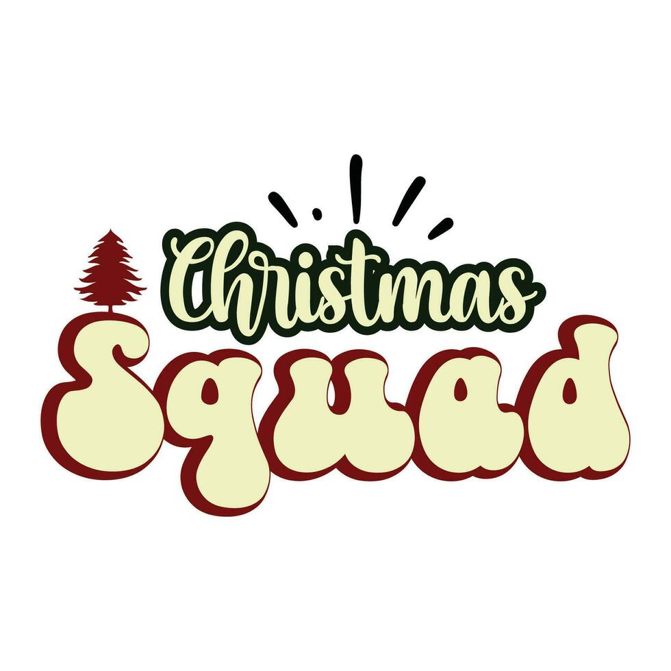 Christmas awesome typography design for t-shirt, cards, frame artwork, bags, mugs, stickers, tumblers, phone cases, print etc. vector