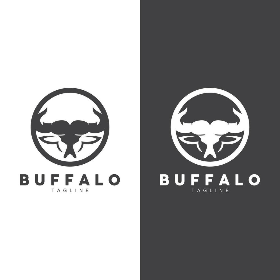 Buffalo Logo Templet Vector Illustration