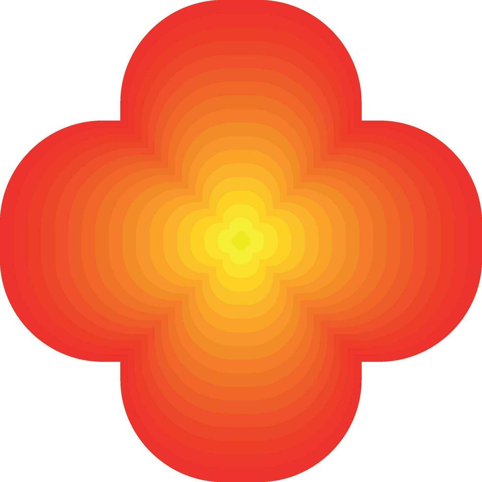 Flower motif, Abstract motif. Symbol of floral design. motif design simple graphic shape isolated on Vector. Motifs decor vector