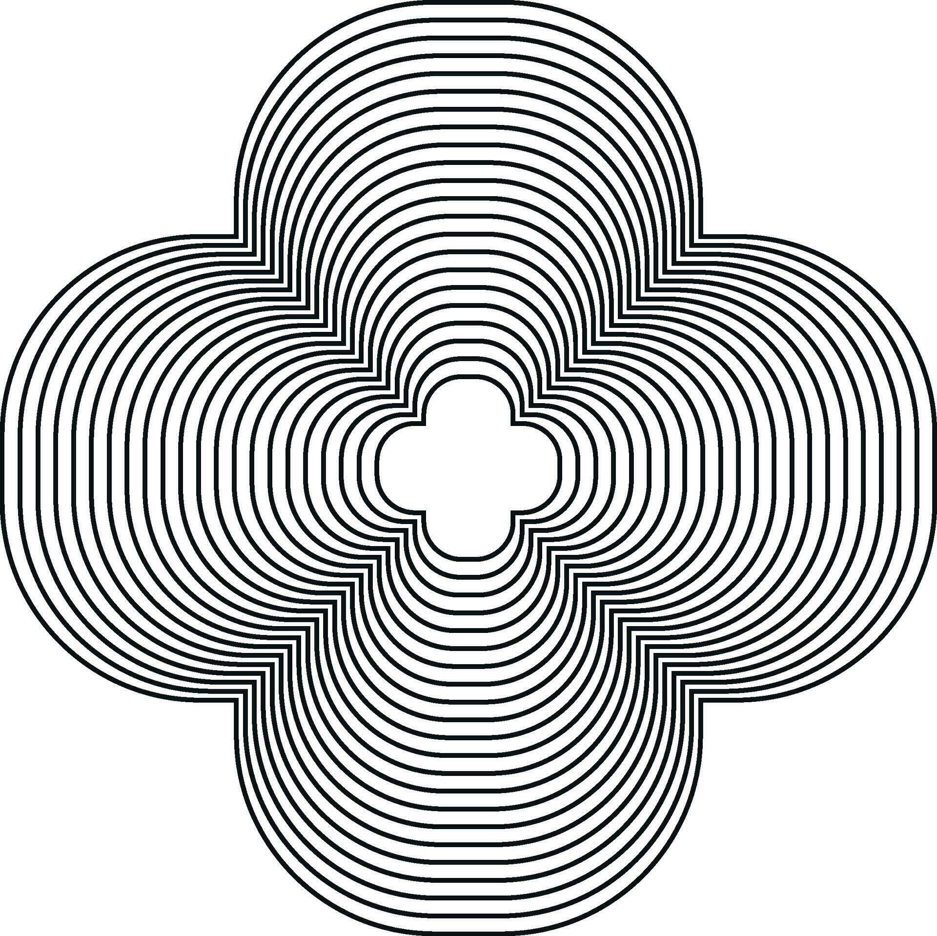 Flower motif, Abstract motif. Symbol of floral design. motif design simple graphic shape