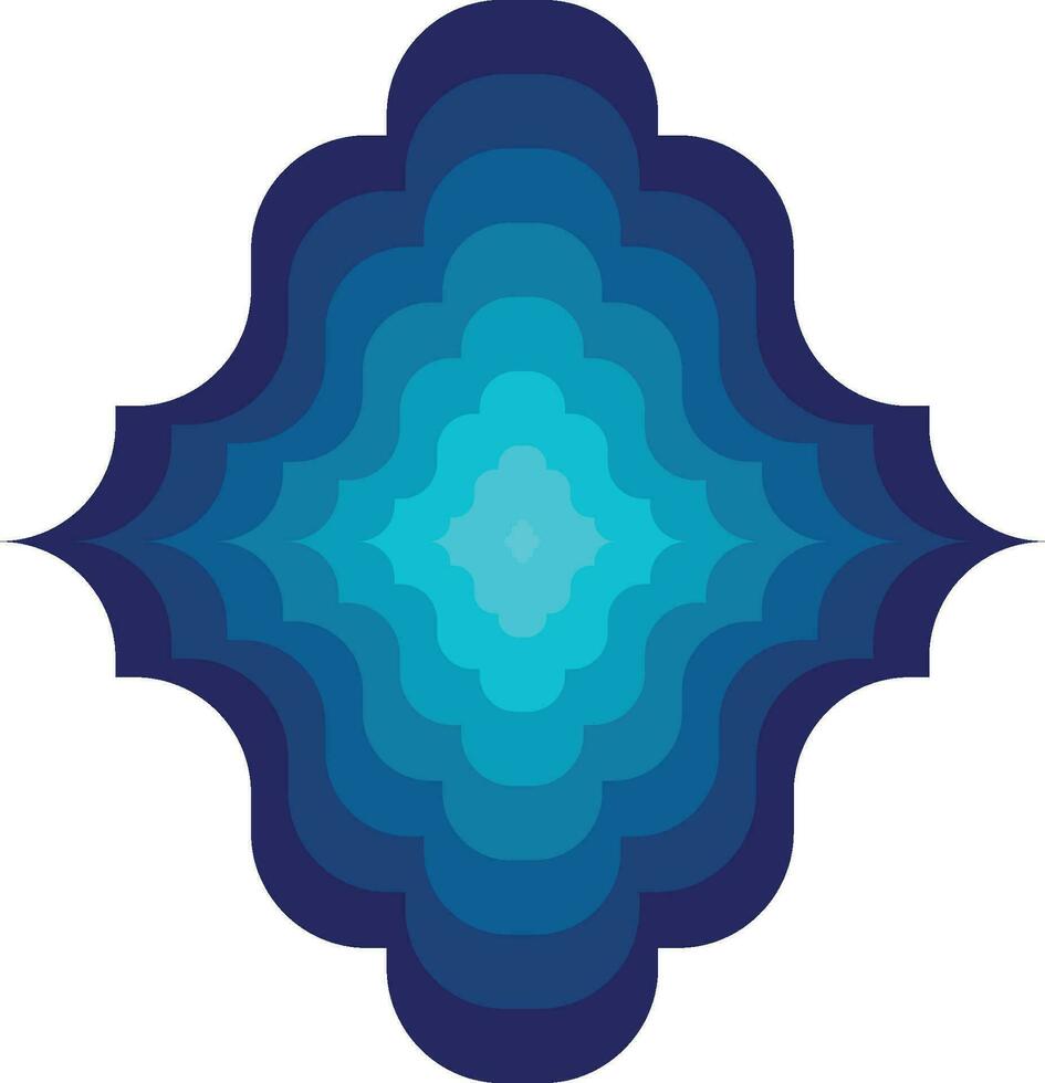 Flower motif, Abstract motif. Symbol of floral design. motif design simple graphic shape isolated on Vector. Motifs decor vector