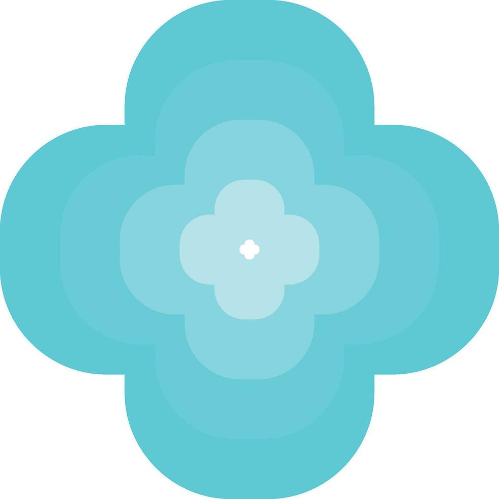 Flower motif, Abstract motif. Symbol of floral design. motif design simple graphic shape isolated on Vector. Motifs decor vector