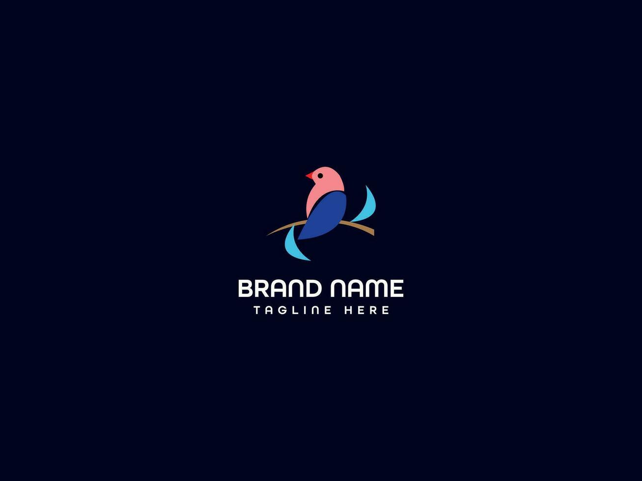 bird logo design vector