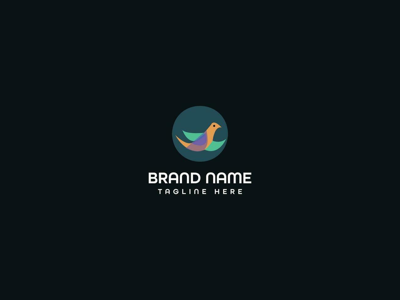 bird logo design vector