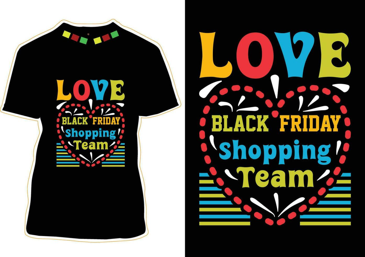 Best Black Friday T-shirt Design Vector