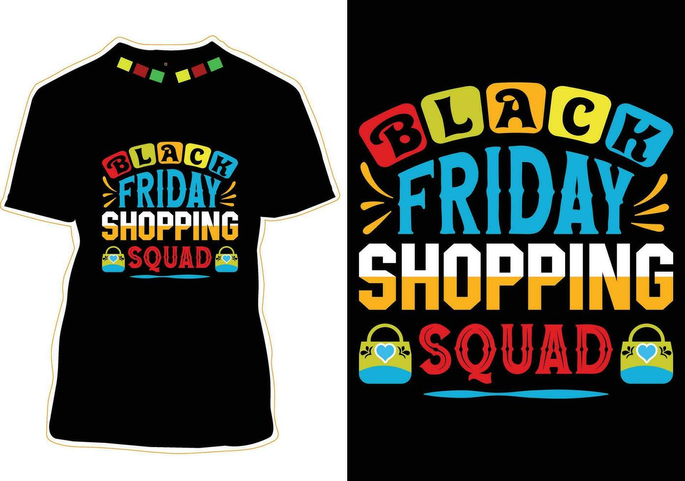 Best Black Friday T-shirt Design Vector