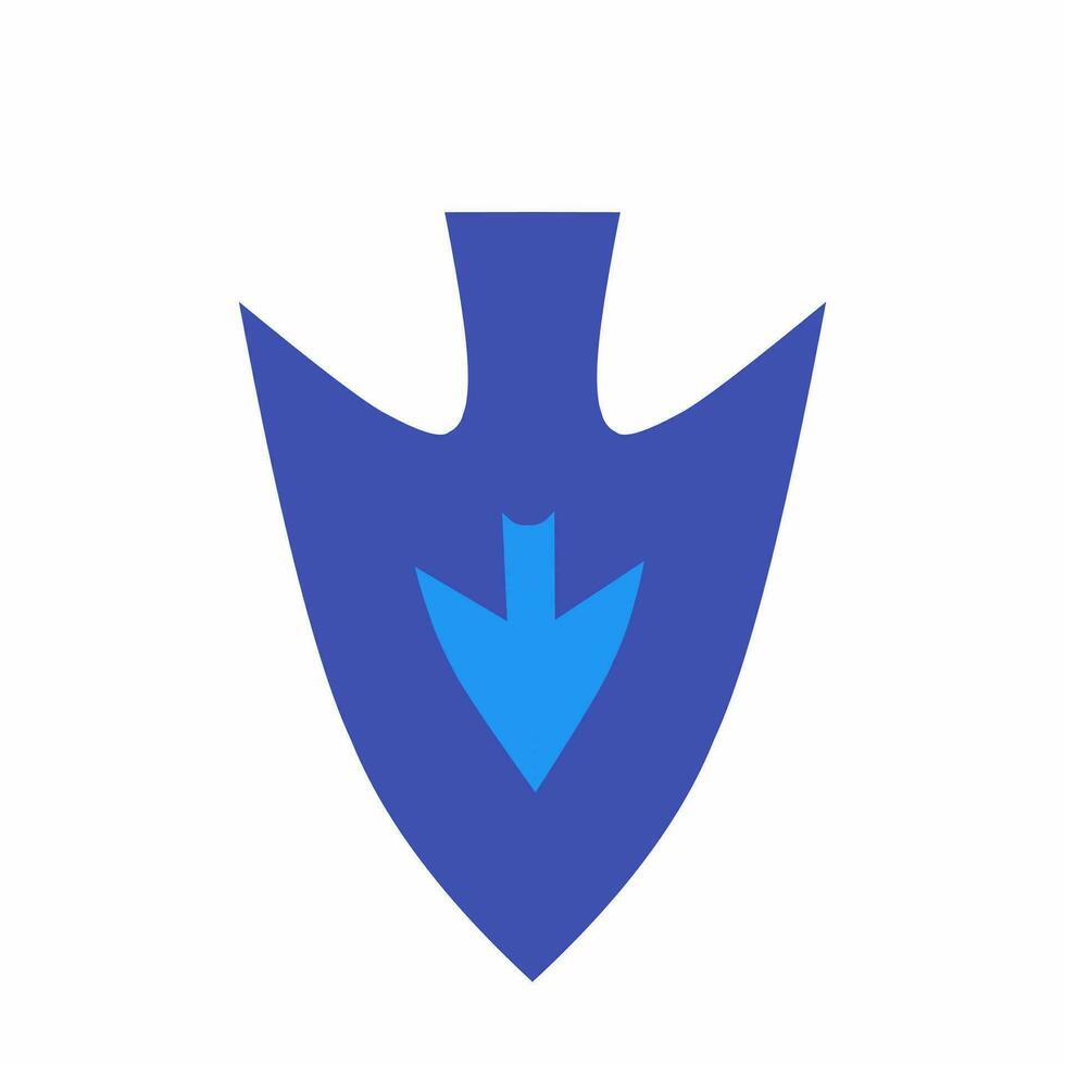 Illustration of Blue Logo vector
