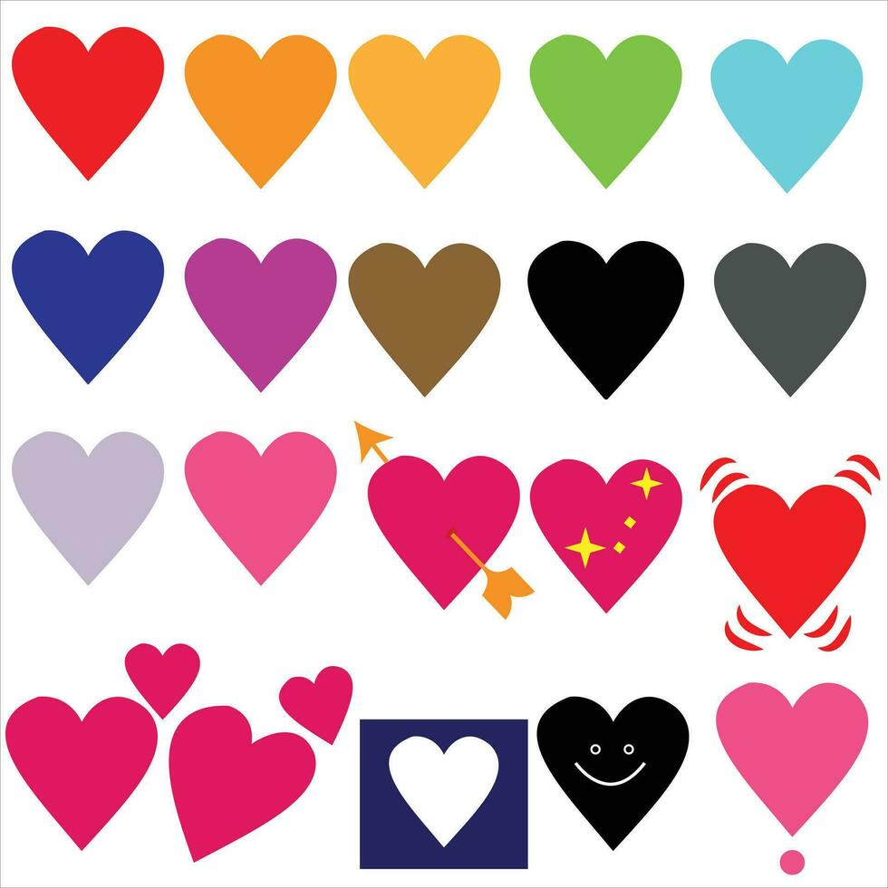 heart icon vector