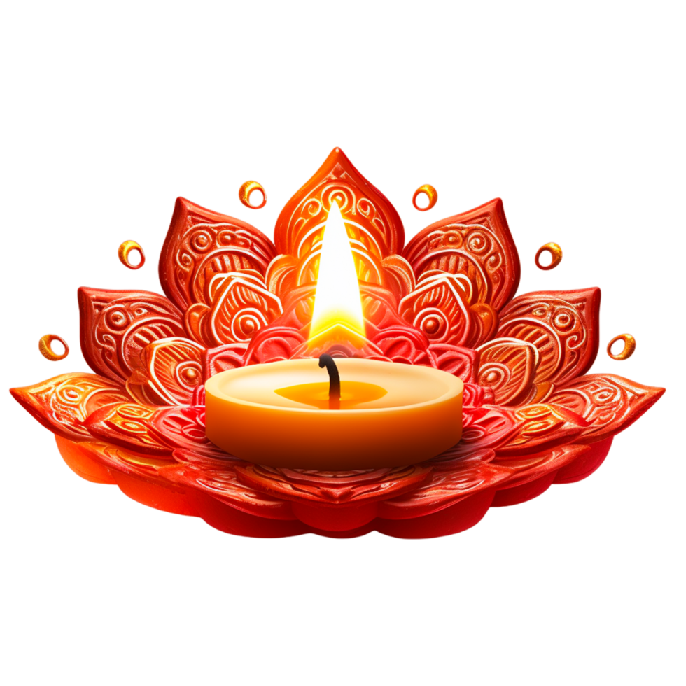 Diwali bunt Laterne Diwali Lampe Dekoration Festival von Licht ai generativ png