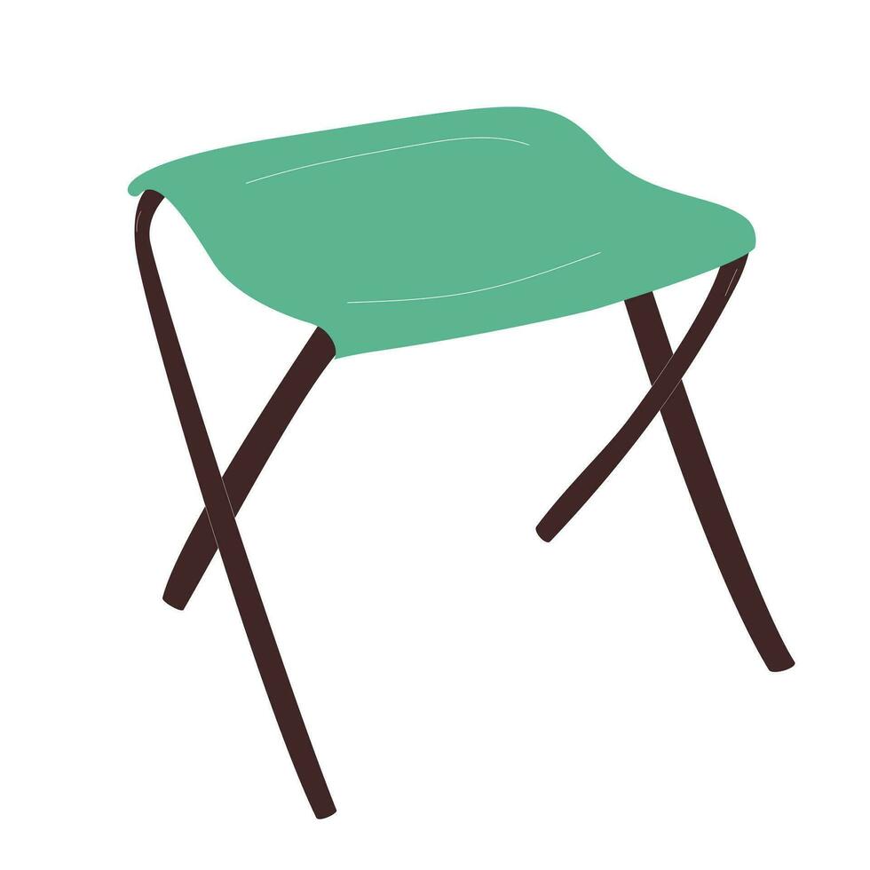 chair folder for camp icon on white background vector