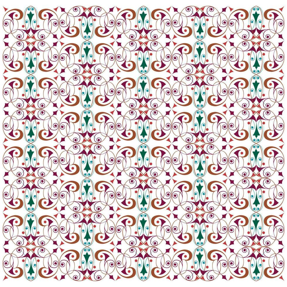 abstract background with vintage floral ornaments vector