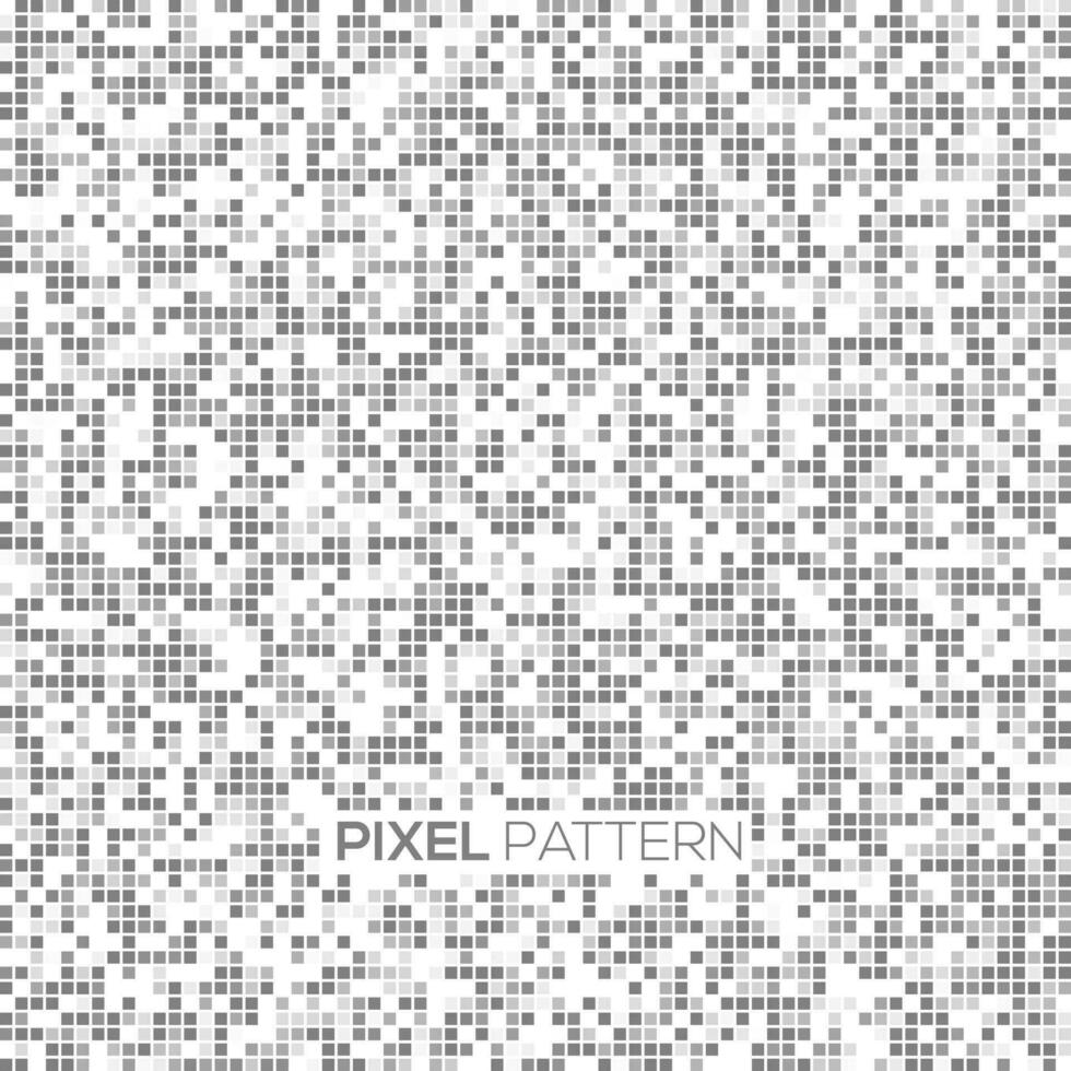 Seamless pattern with gray rectangles pixel pattern modern abstract illustration vector