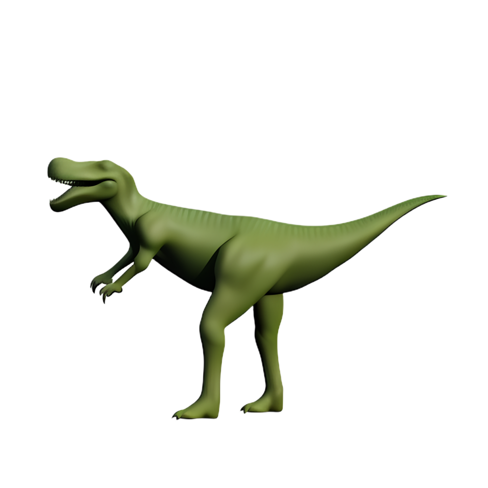 dino 3d rendering icon illustration png
