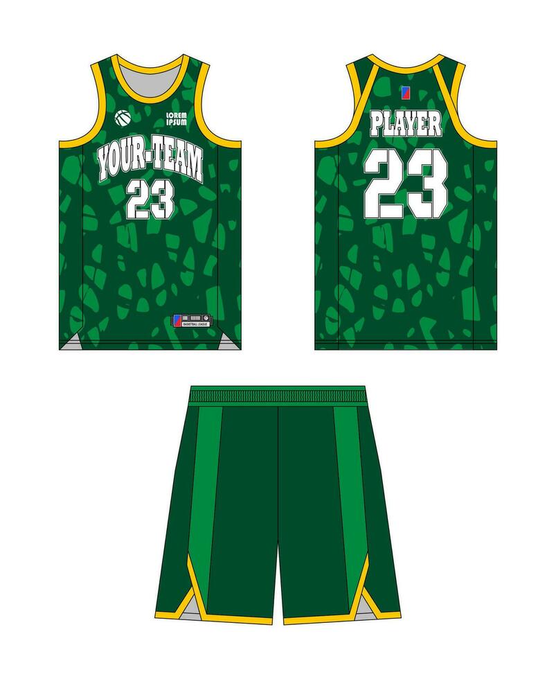 baloncesto jersey modelo diseño, baloncesto uniforme Bosquejo diseño, vector sublimación Deportes vestir diseño, jersey baloncesto ideas