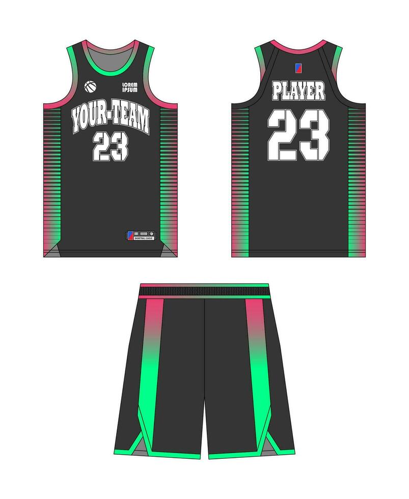 Basketball jersey template design, basketball uniform mockup design, vector sublimation sports apparel design, jersey basketball ideas.