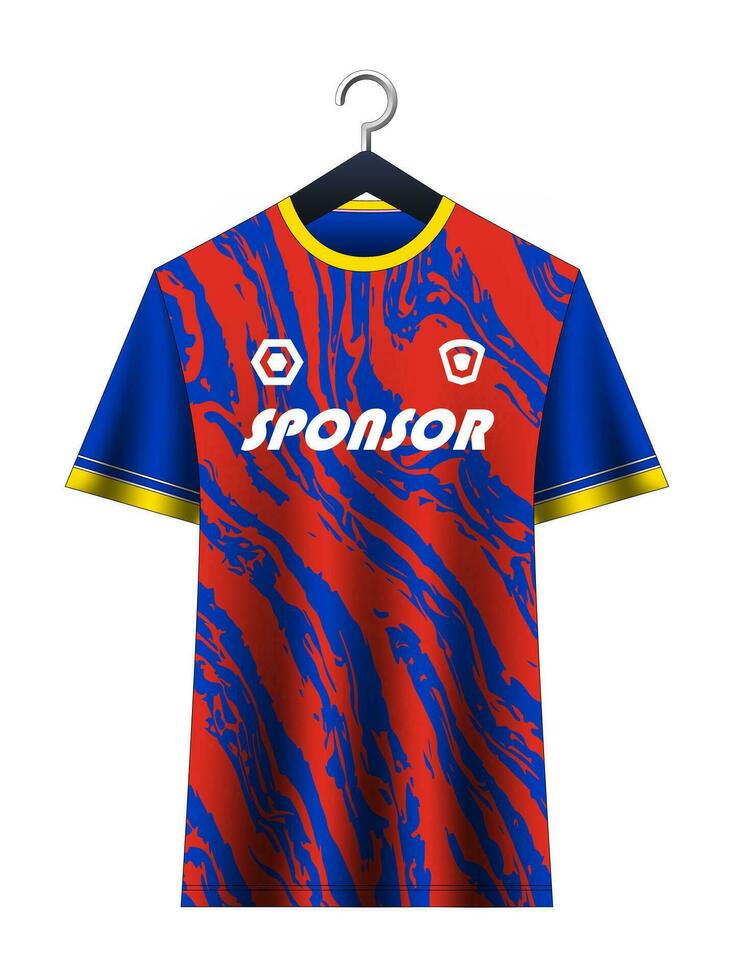 fútbol jersey Bosquejo para fútbol americano club. vector sublimación Deportes vestir diseño. uniforme frente ver plantillas fútbol americano jersey.