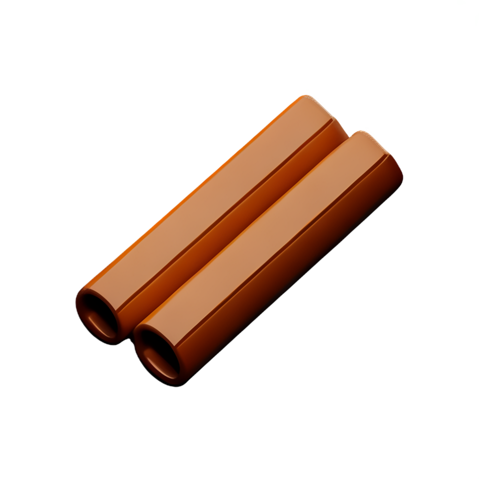 cinnamon 3d rendering icon illustration png