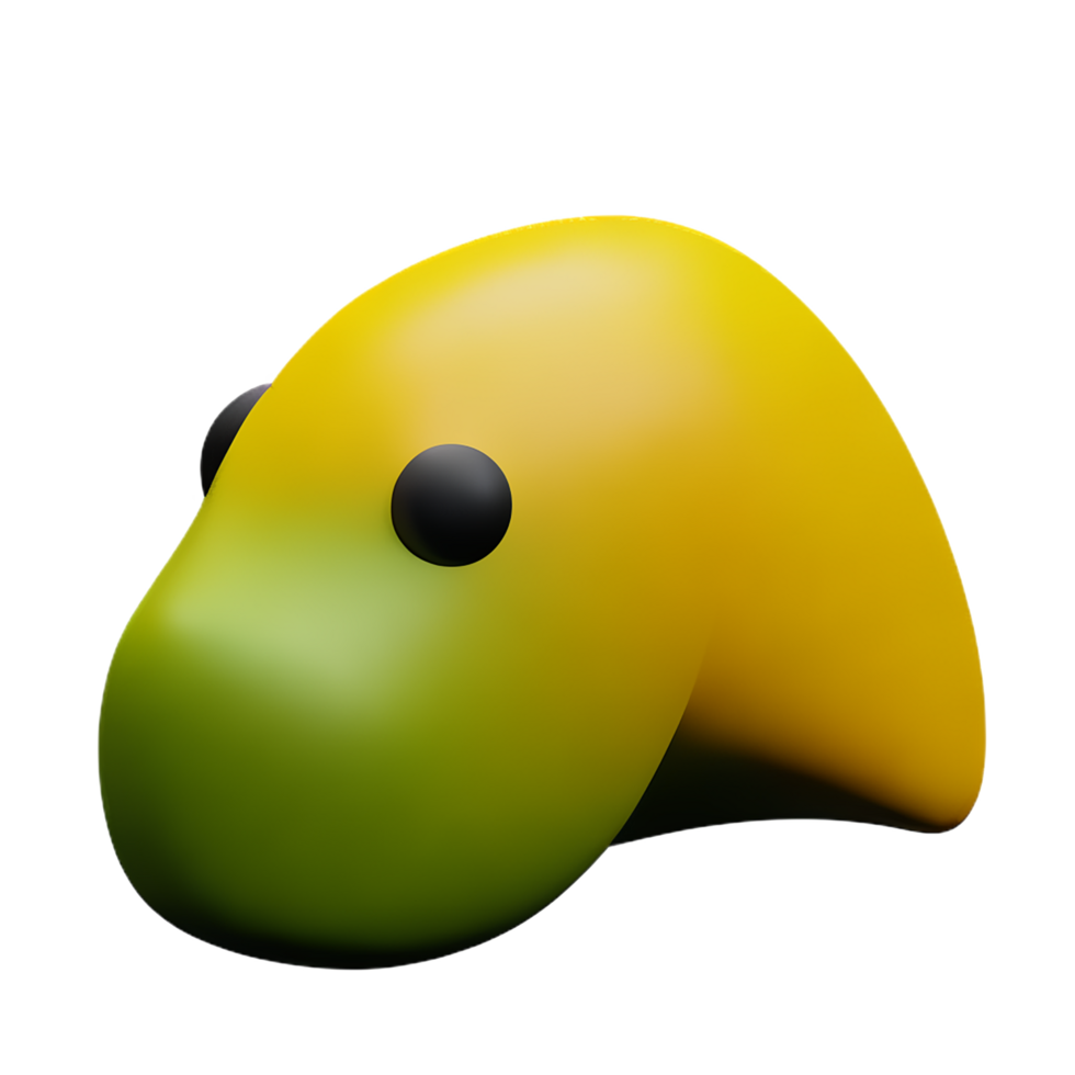dino 3d rendering icon illustration png