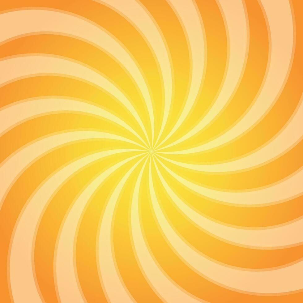 Yellow sunburst background design vector