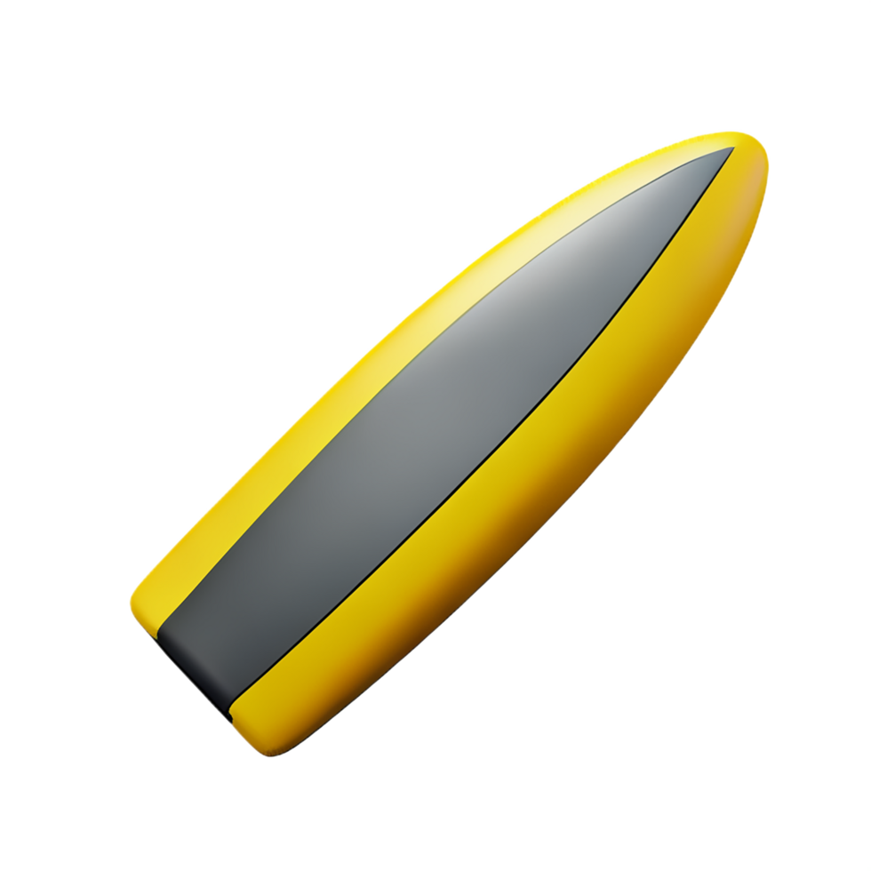 surfboard 3d rendering icon illustration png