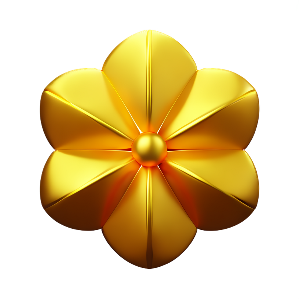 gold mandala 3d rendering icon illustration png