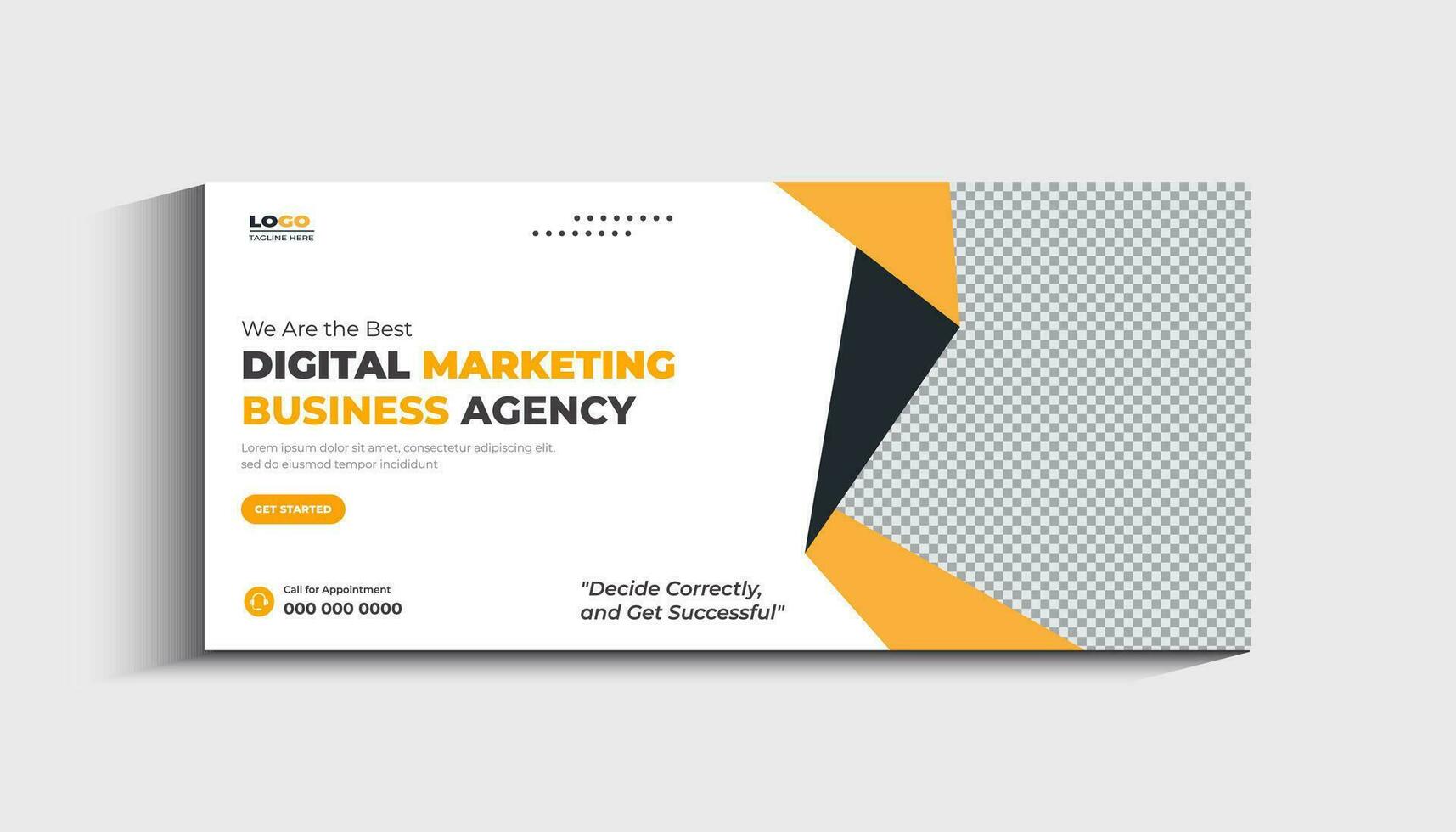 Digital Marketing Agency Social Media Cover and Web Banner Template ...